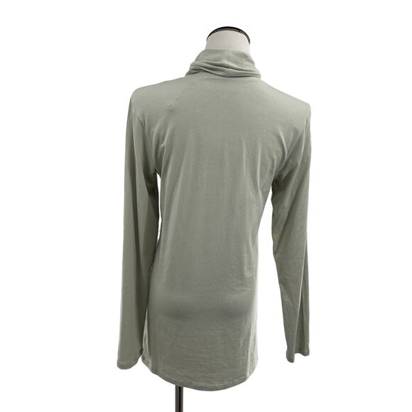 Universal Standard Mineral Gray Close Fit Turtleneck Top - Picture 7 of 12